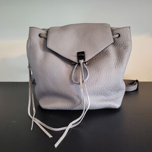 Rebecca Minkoff Gray Leather Backpack